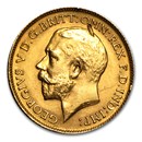 1911-1925 Great Britain Gold 1/2 Sovereign George V AU