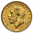 1911-1931 Australia Gold Sovereign George V Avg Circ