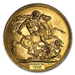 1911-1931-P Australia Gold Sovereign George V AU