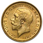 1911-1931-S Australia Gold Sovereign George V AU