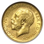 1911-1936 Australia Gold Sovereign George V MS-62 PCGS/NGC