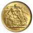 1911-1936 Australia Gold Sovereign George V MS-62 PCGS/NGC