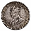 1911-1936 Australia Silver 3 Pence George V Avg Circ