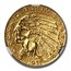 1911 $2.50 Indian Gold Quarter Eagle AU-55 NGC