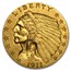 1911 $2.50 Indian Gold Quarter Eagle AU