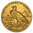 1911 $2.50 Indian Gold Quarter Eagle AU