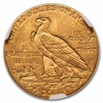 1911 $2.50 Indian Gold Quarter Eagle MS-62 NGC