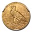 1911 $2.50 Indian Gold Quarter Eagle MS-63 NGC CAC
