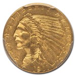 1911 $2.50 Indian Gold Quarter Eagle MS-63 PCGS CAC