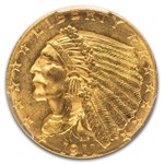 1911 $2.50 Indian Gold Quarter Eagle MS-64 PCGS