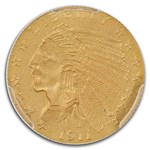 1911 $2.50 Indian Gold Quarter Eagle PR-67 PCGS