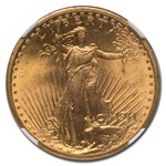 1911 $20 Saint-Gaudens Gold Double Eagle MS-66 NGC