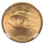 1911 $20 Saint-Gaudens Gold Double Eagle MS-66 NGC