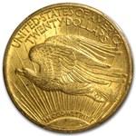 1911 $20 St Gaudens Gold Double Eagle MS-61 PCGS