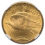 1911 $20 St Gaudens Gold Double Eagle MS-64 NGC