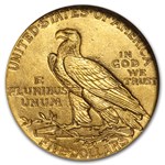 1911 $5 Indian Gold Half Eagle MS-61 NGC
