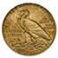 1911 $5 Indian Gold Half Eagle MS-61 PCGS