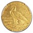 1911 $5 Indian Gold Half Eagle MS-62+ PCGS CAC