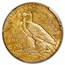 1911 $5 Indian Gold Half Eagle MS-63 PCGS