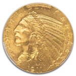 1911 $5 Indian Gold Half Eagle MS-64 PCGS