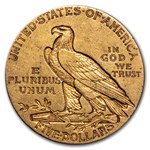 1911 $5 Indian Gold Half Eagle XF