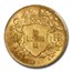 1911-B Swiss Gold 20 Francs Helvetia MS-65 PCGS