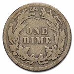 1911 Barber Dime 50-Coin Roll Avg Circ