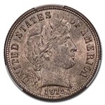 1911 Barber Dime MS-63 CACG