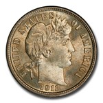 1911 Barber Dime MS-67 PCGS