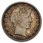 1911 Barber Half Dollar AU