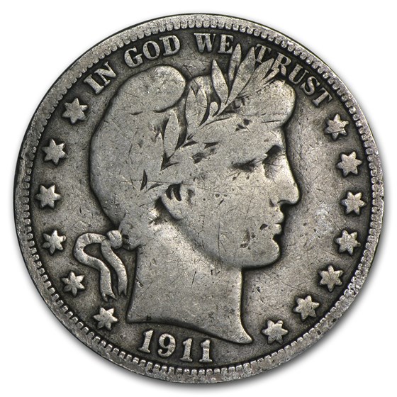 1911 Barber Half Dollar Fine 1911 Barber Half Dollar Fine