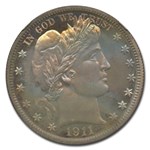 1911 Barber Half Dollar PF-68 NGC