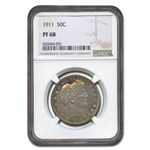 1911 Barber Half Dollar PF-68 NGC