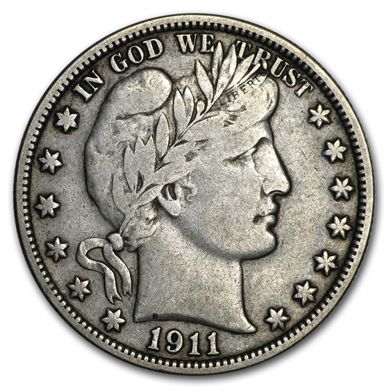 1911 Barber Half Dollar VF 1911 Barber Half Dollar VF