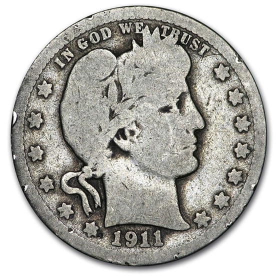1911 Barber Quarter Good/VG 1911 Barber Quarter Good/VG