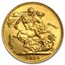 1911-C Canada Gold Sovereign BU