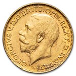 1911-C Canada Gold Sovereign George V AU