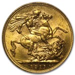 1911-C Canada Gold Sovereign MS-63 PCGS