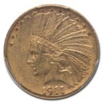 1911-D $10 Indian Gold Eagle AU-58 PCGS