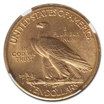 1911-D $10 Indian Gold Eagle MS-64 NGC
