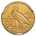 1911-D $2.50 Indian Gold Quarter Eagle AU-58 NGC (Weak D)