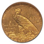 1911-D $2.50 Indian Gold Quarter Eagle AU-58 NGC