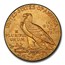 1911-D $2.50 Indian Gold Quarter Eagle AU-58 PCGS (Strong D)