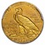 1911-D $2.50 Indian Gold Quarter Eagle AU Details PCGS (Strong D)