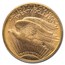 1911-D $20 Saint-Gaudens Gold Double Eagle MS-62 PCGS
