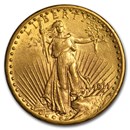 1911-D $20 St Gaudens Gold Double Eagle AU
