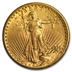 1911-D $20 St Gaudens Gold Double Eagle AU