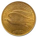 1911-D $20 St Gaudens Gold Double Eagle MS-62 NGC