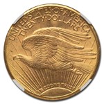 1911-D $20 St Gaudens Gold Double Eagle MS-64 NGC