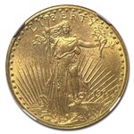 1911-D $20 St Gaudens Gold Double Eagle MS-65+ NGC